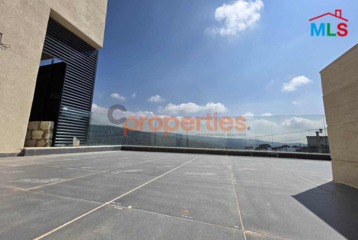 Duplex with Roof & Open View in Baabdat Sfayla, Metn For Sale – CPSK80