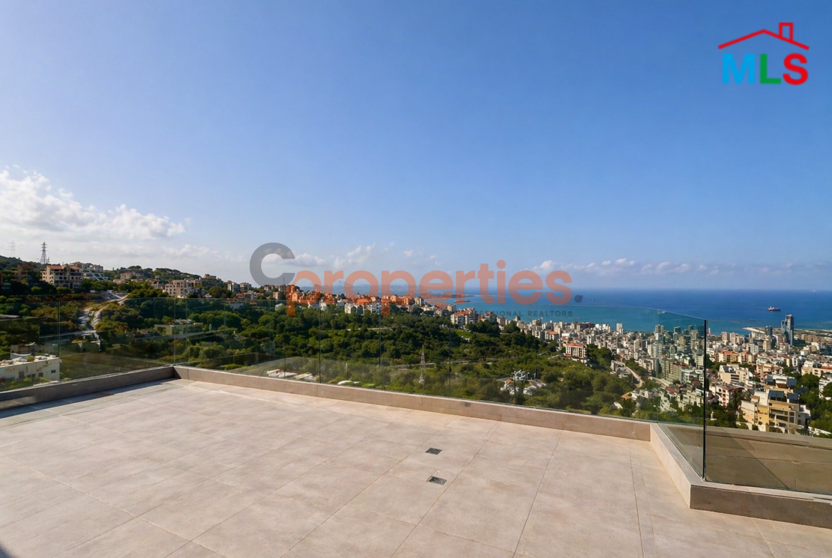 Duplex for sale in Bsalim with terrace & panoramic view | PAYMENT FACILITIES – CPRA135