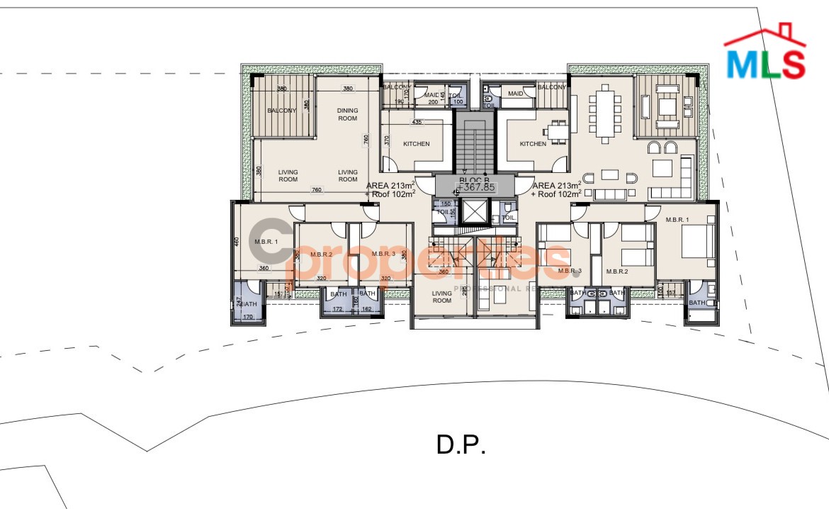 Duplex For Sale Under Construction In Beit El Chaar Belle Vue With Terrace – CPTA86