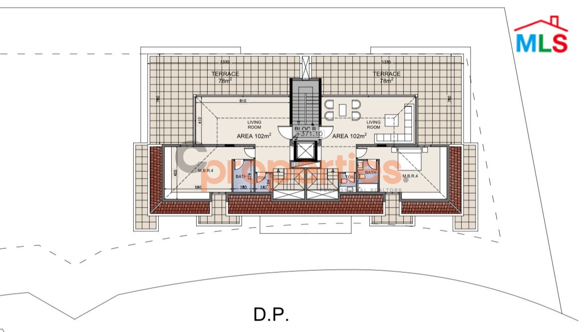 Duplex For Sale Under Construction In Beit El Chaar Belle Vue With Terrace – CPTA86