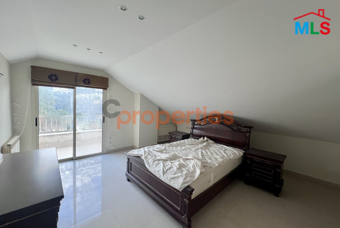 Spacious Duplex With Panoramic Sea View In Mar Roukoz Heights | CPCC128