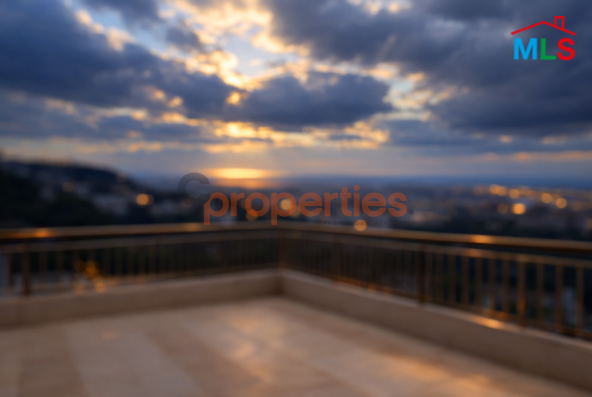 Spacious Duplex With Panoramic Sea View In Mar Roukoz Heights | CPCC128