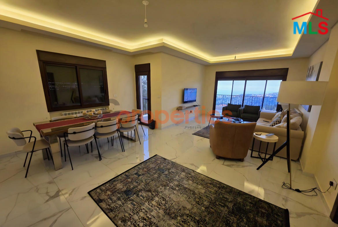 Decorated Apartment with Open Views In Bikfaya For Sale – CPSK06