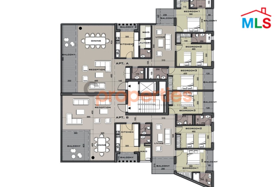 Apartment For Sale In Belle Vue Beit El Chaar – CPTA17