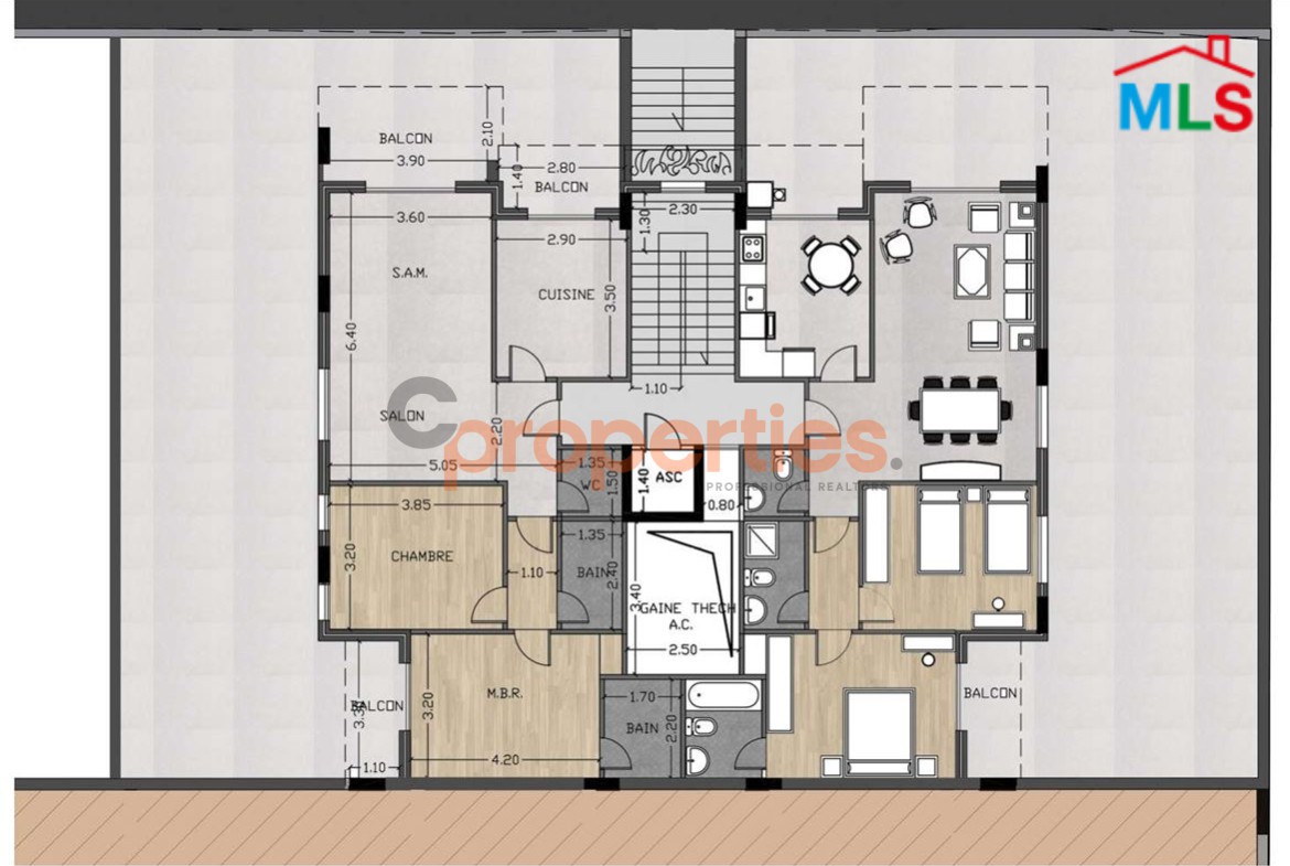 Apartment for sale in Mar Moussa With PAYMENT FACILITIES – CPSM234
