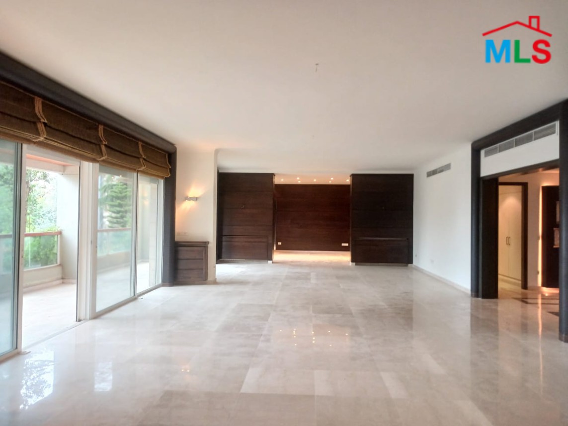 Spacious 3 Bedrooms Apartment With Terrace and Garden For Rent in Biyada