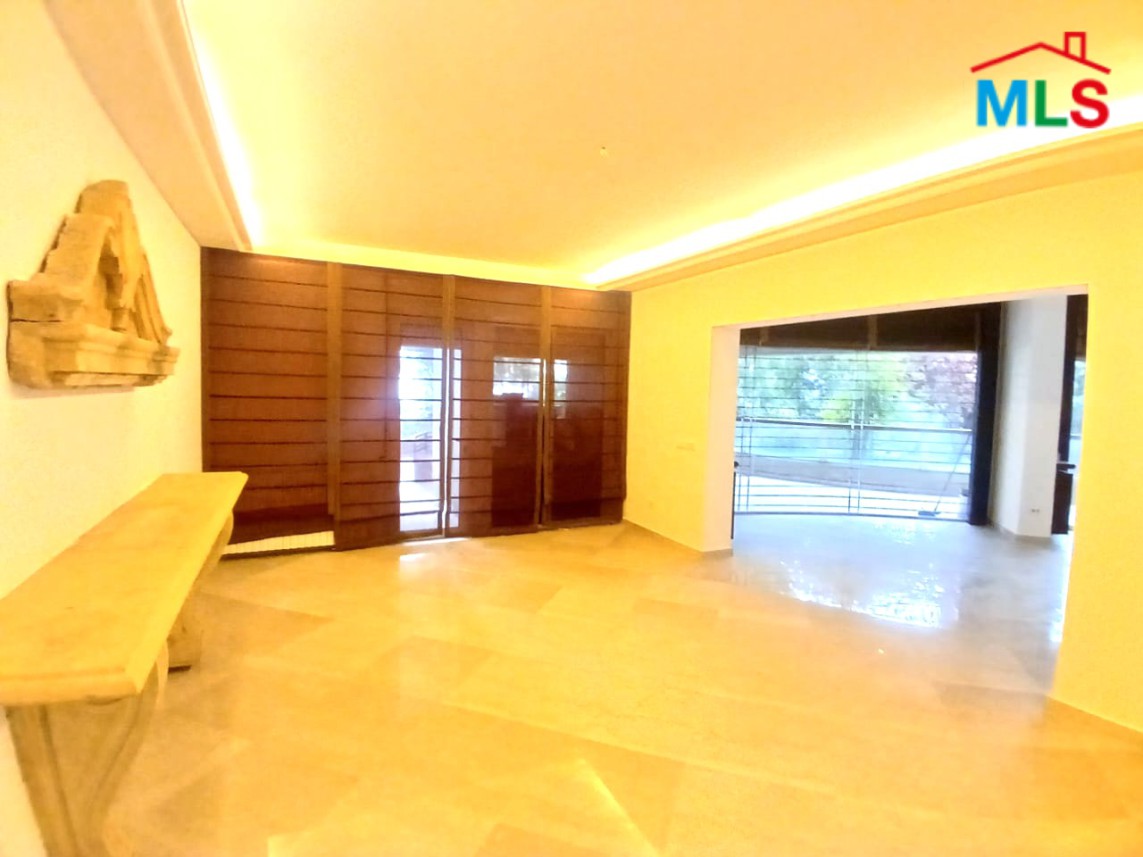 Spacious 3 Bedrooms Apartment With Terrace and Garden For Rent in Biyada