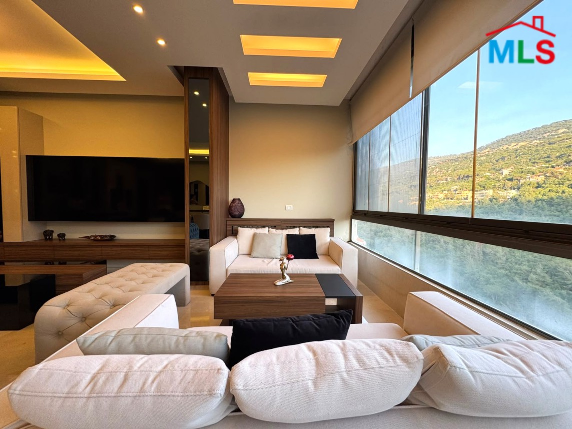 Fully Furnished and Decorated Duplex For Rent in Baabdat