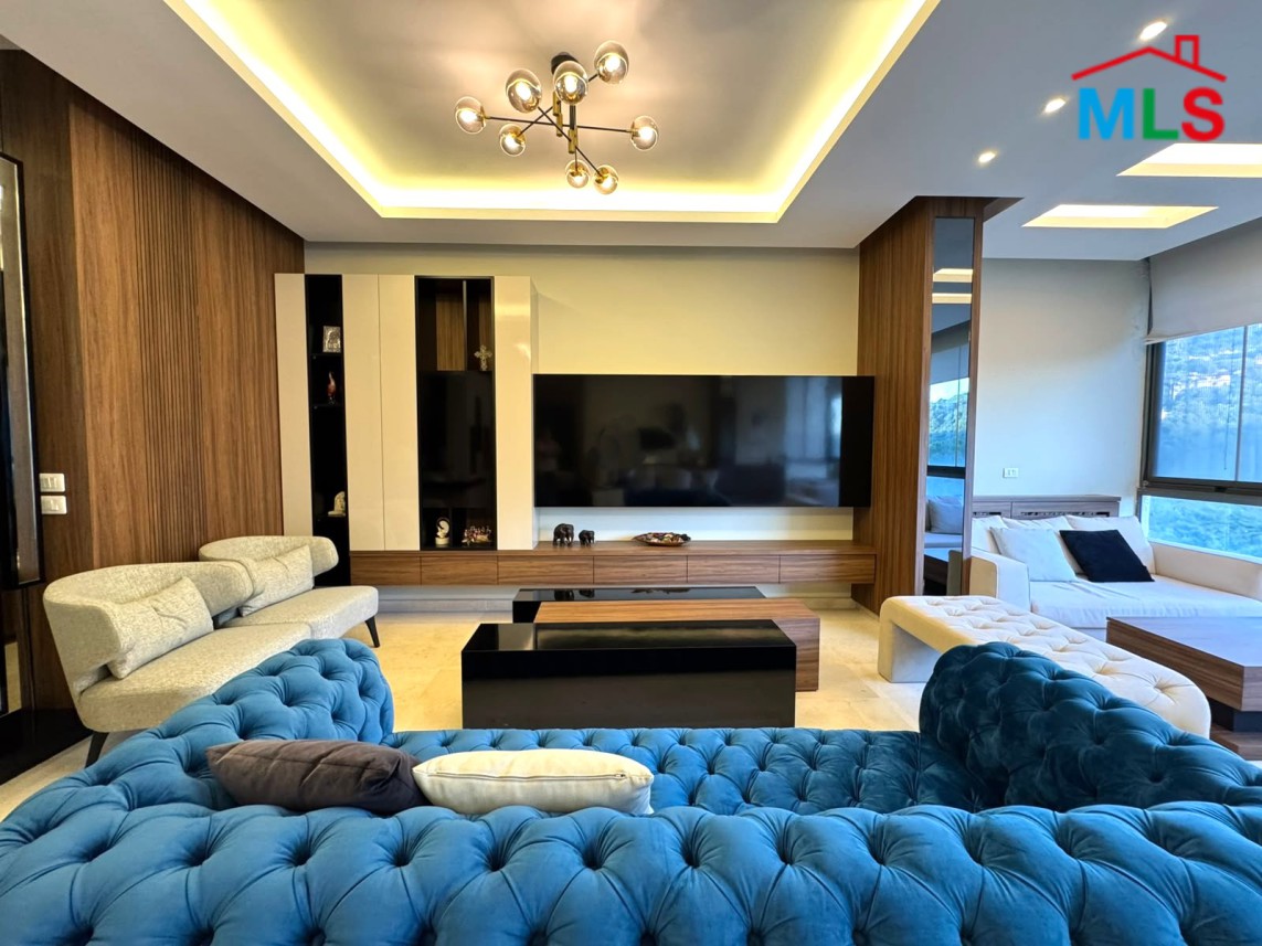Fully Furnished and Decorated Duplex For Rent in Baabdat
