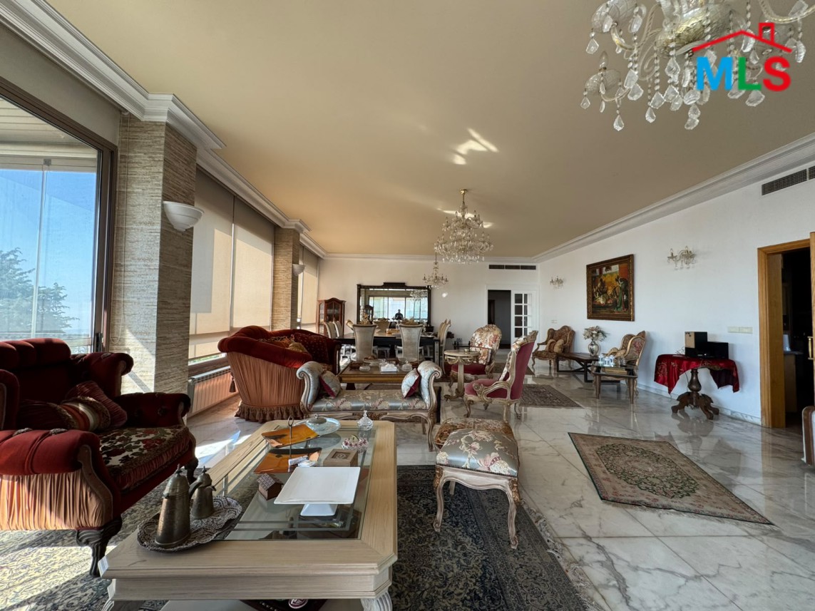 Spacious Apartment With Sea View For Rent in Beit Meri