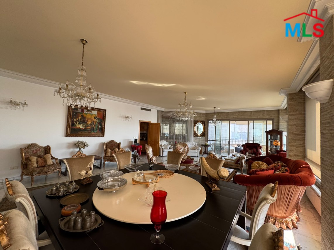 Spacious Apartment With Sea View For Rent in Beit Meri
