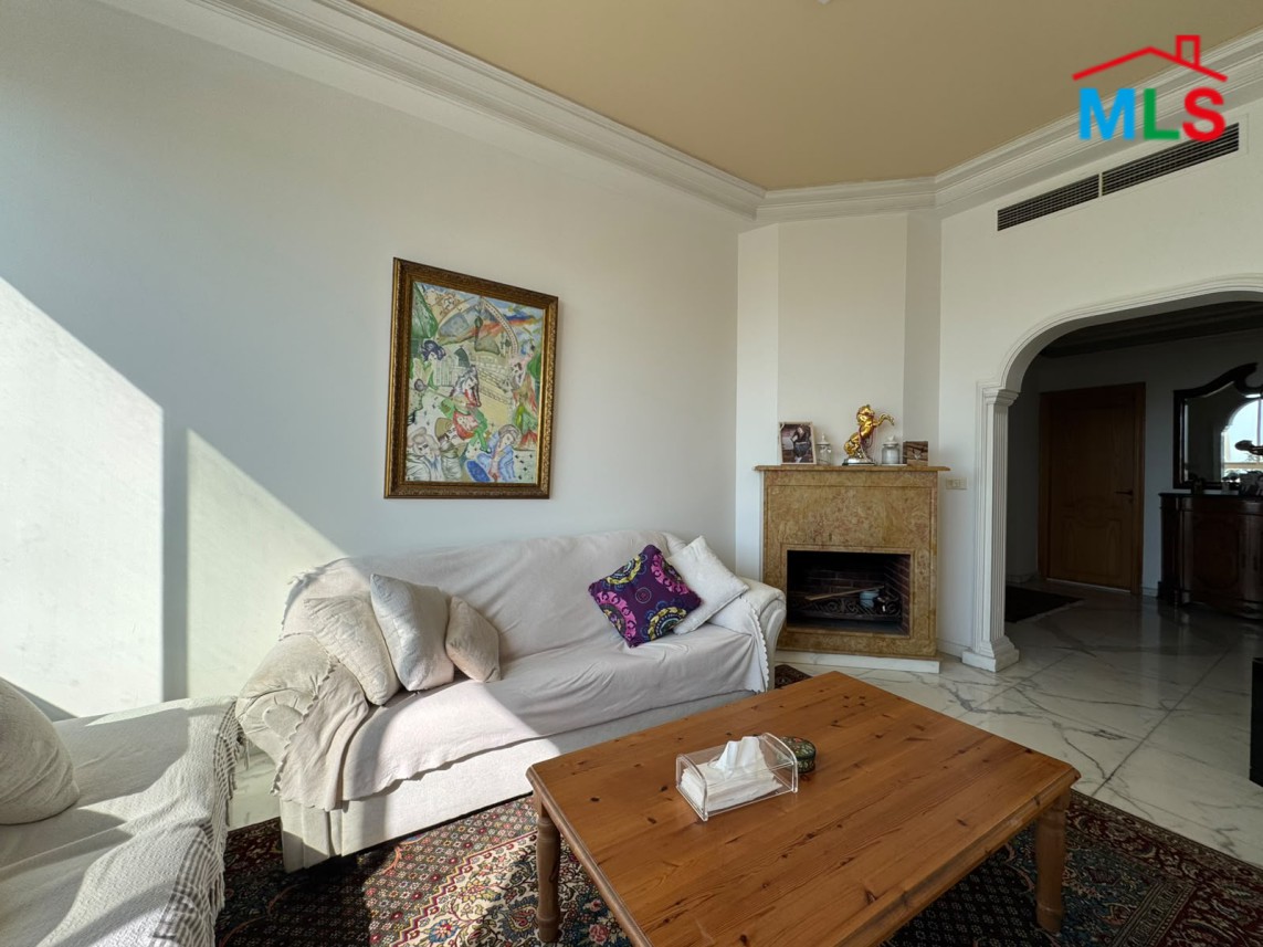 Spacious Apartment With Sea View For Rent in Beit Meri