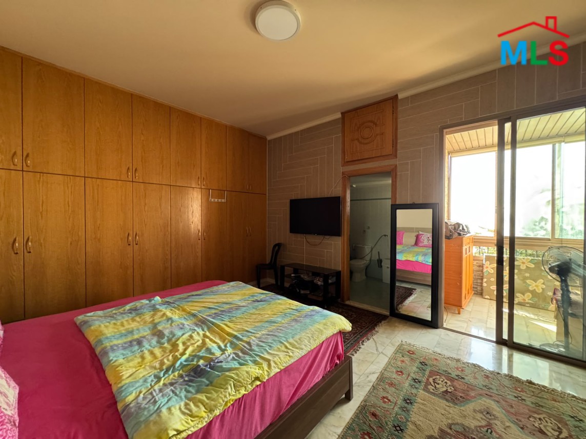 Spacious Apartment With Sea View For Rent in Beit Meri
