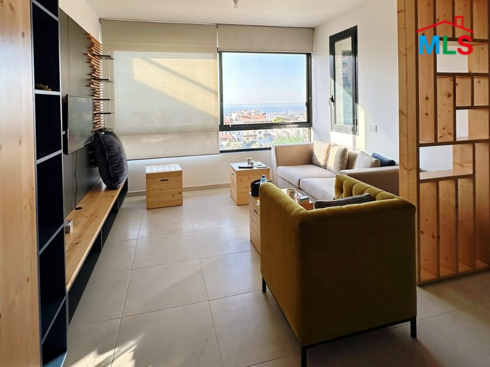 A Furnished Apartment with Sea View For Rent in Blat, Jbeil