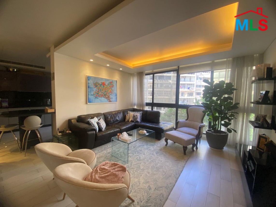 Renovated & Decorated Apartment With Full Sea View For Rent in Rawche