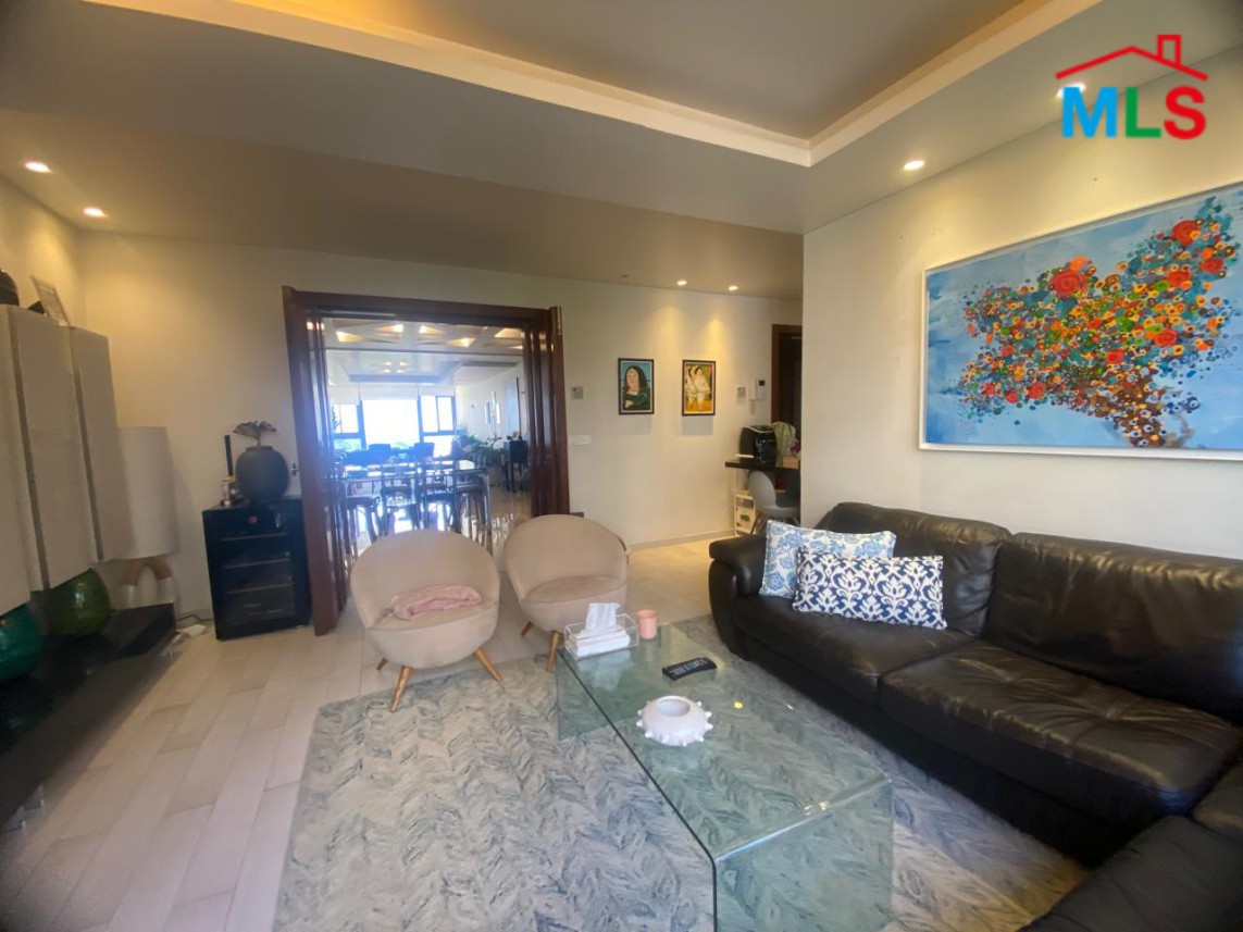 Renovated & Decorated Apartment With Full Sea View For Rent in Rawche