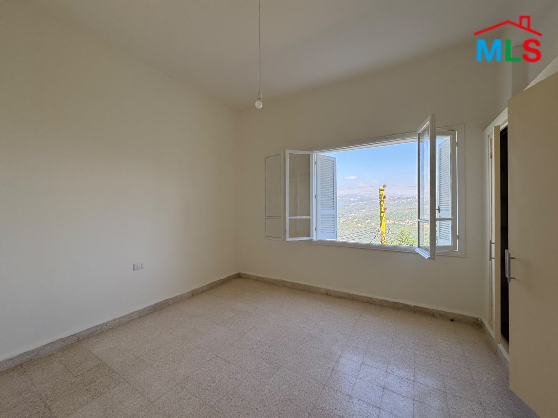 Renovated Apartment with Mountain View For Rent in Prime Location in Beit Meri