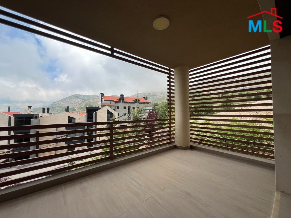 Furnished 2-Bedroom Chalet with Mountain View For Rent in Zaarour