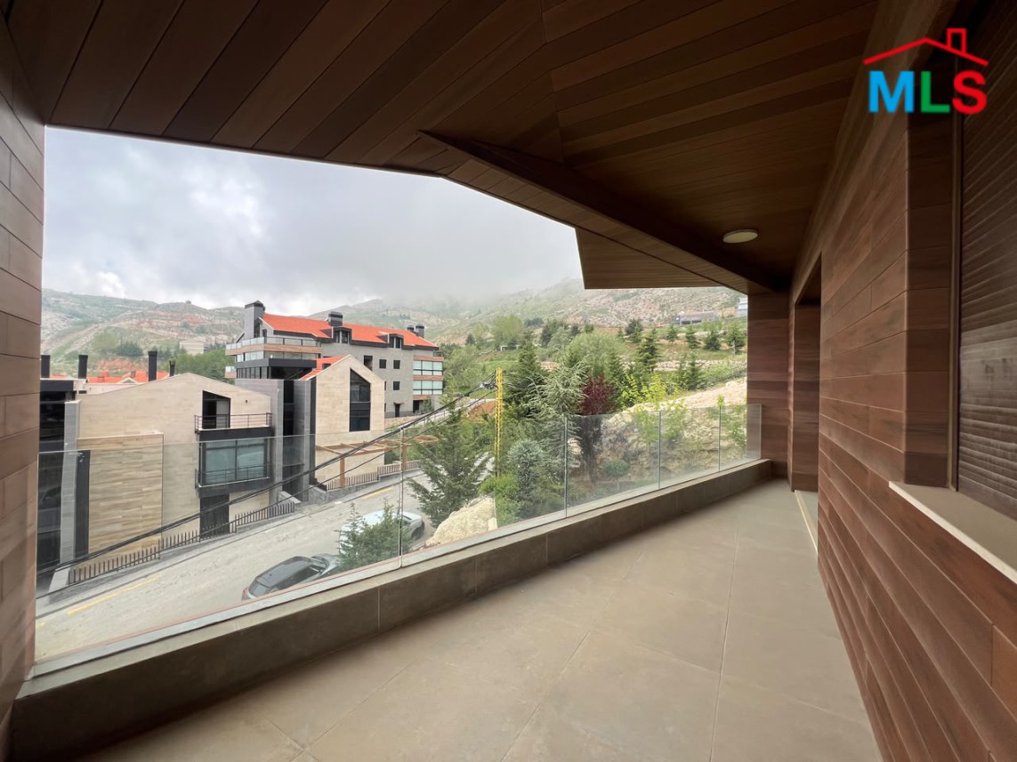 Furnished 2-Bedroom Chalet with Mountain View For Rent in Zaarour