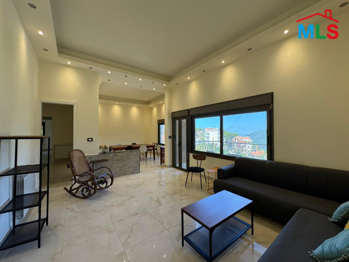 Furnished and Decorated Apartment For Rent in Prime Location in Baabdat