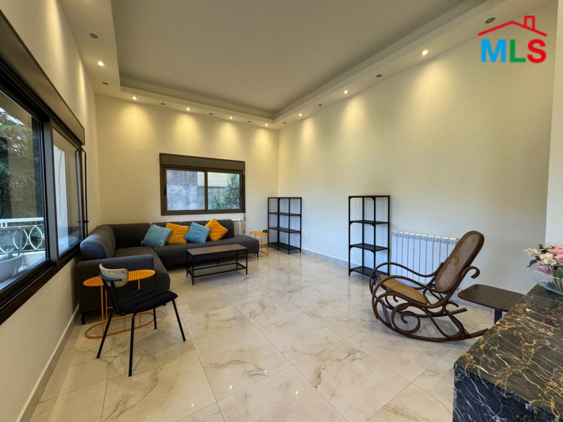 Furnished and Decorated Apartment For Rent in Prime Location in Baabdat