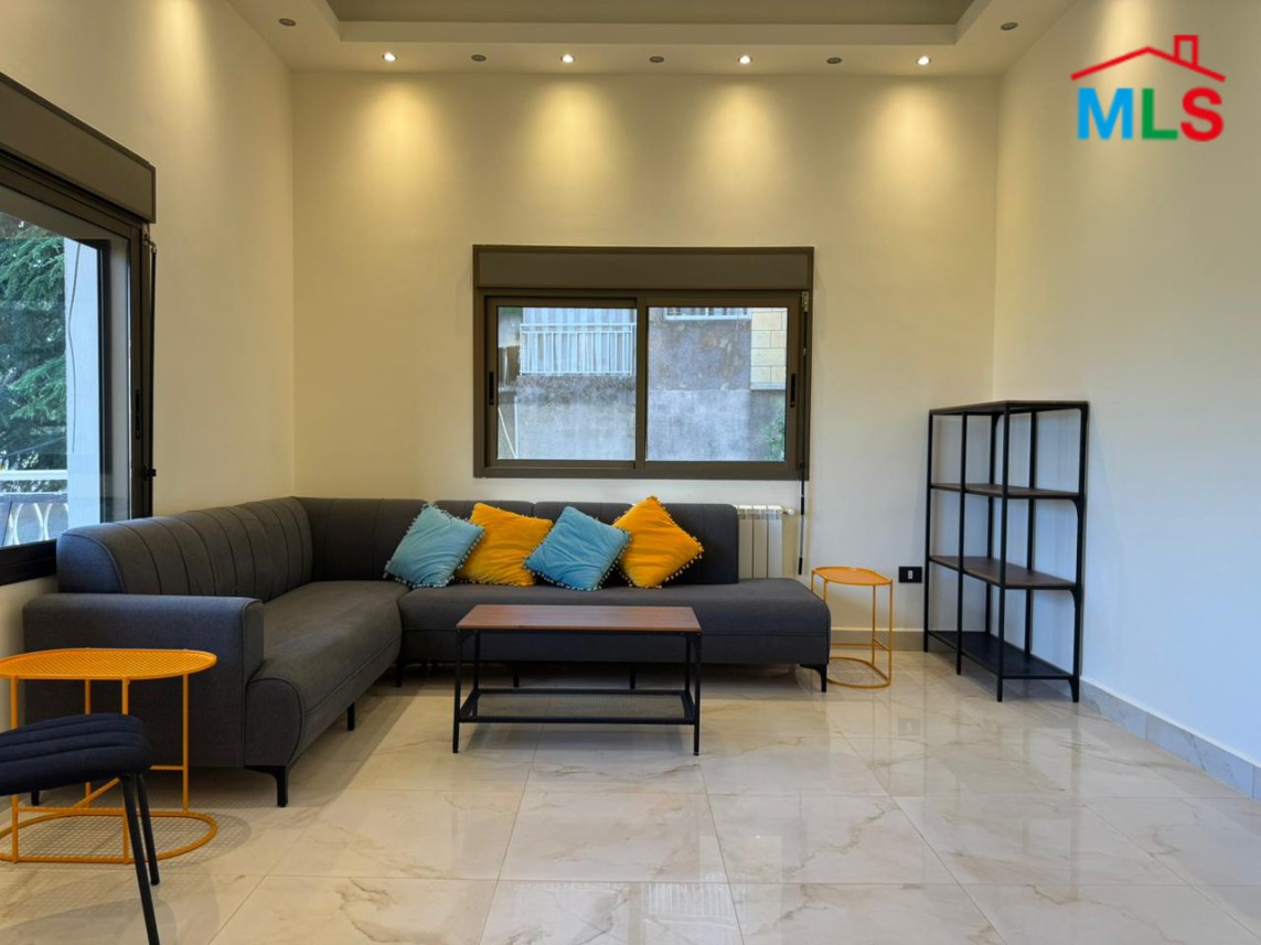 Furnished and Decorated Apartment For Rent in Prime Location in Baabdat
