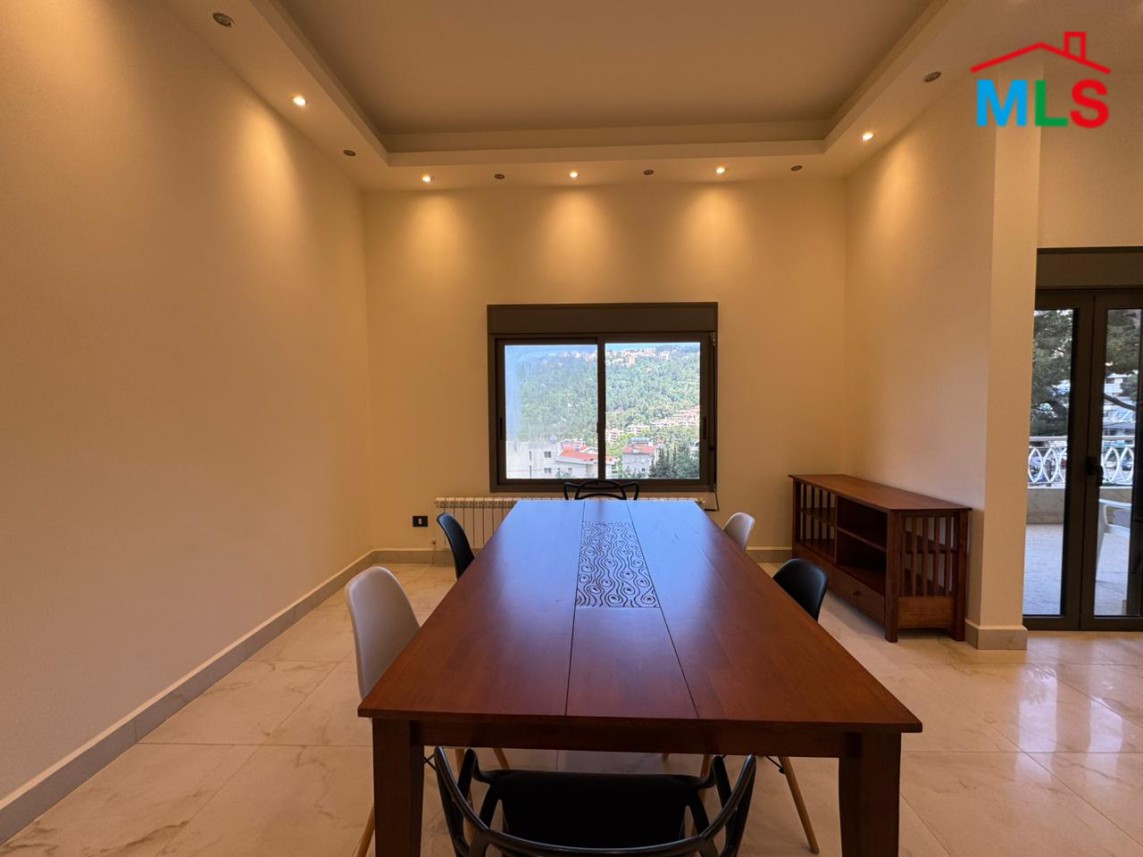 Furnished and Decorated Apartment For Rent in Prime Location in Baabdat