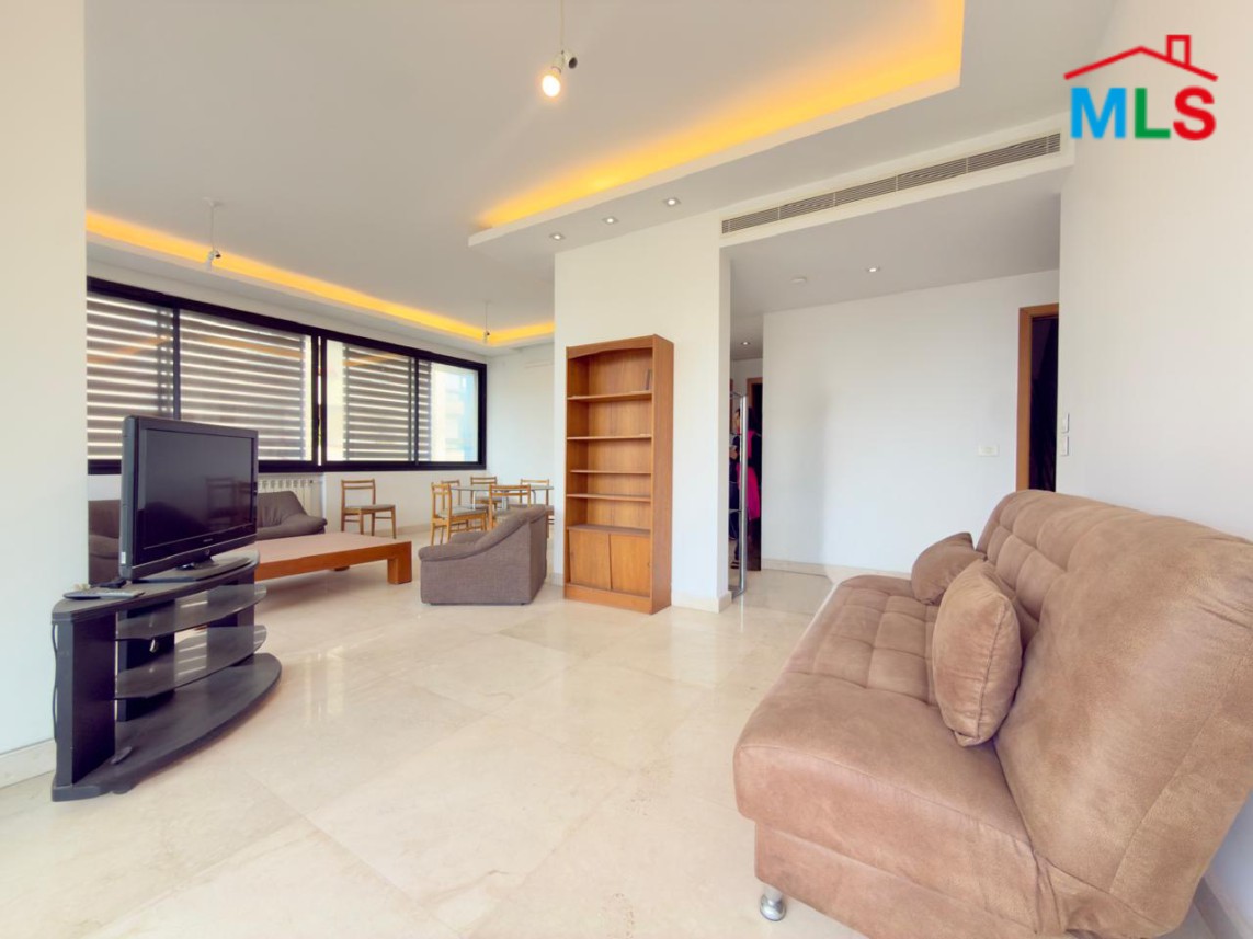 Furnished 3-Bedroom Apartment with City View For Rent in Achrafieh, Sodeco