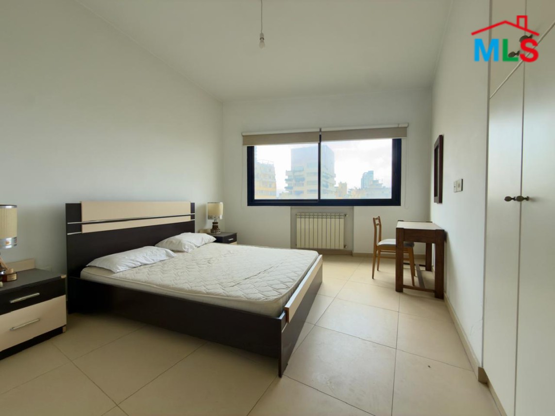 Furnished 3-Bedroom Apartment with City View For Rent in Achrafieh, Sodeco