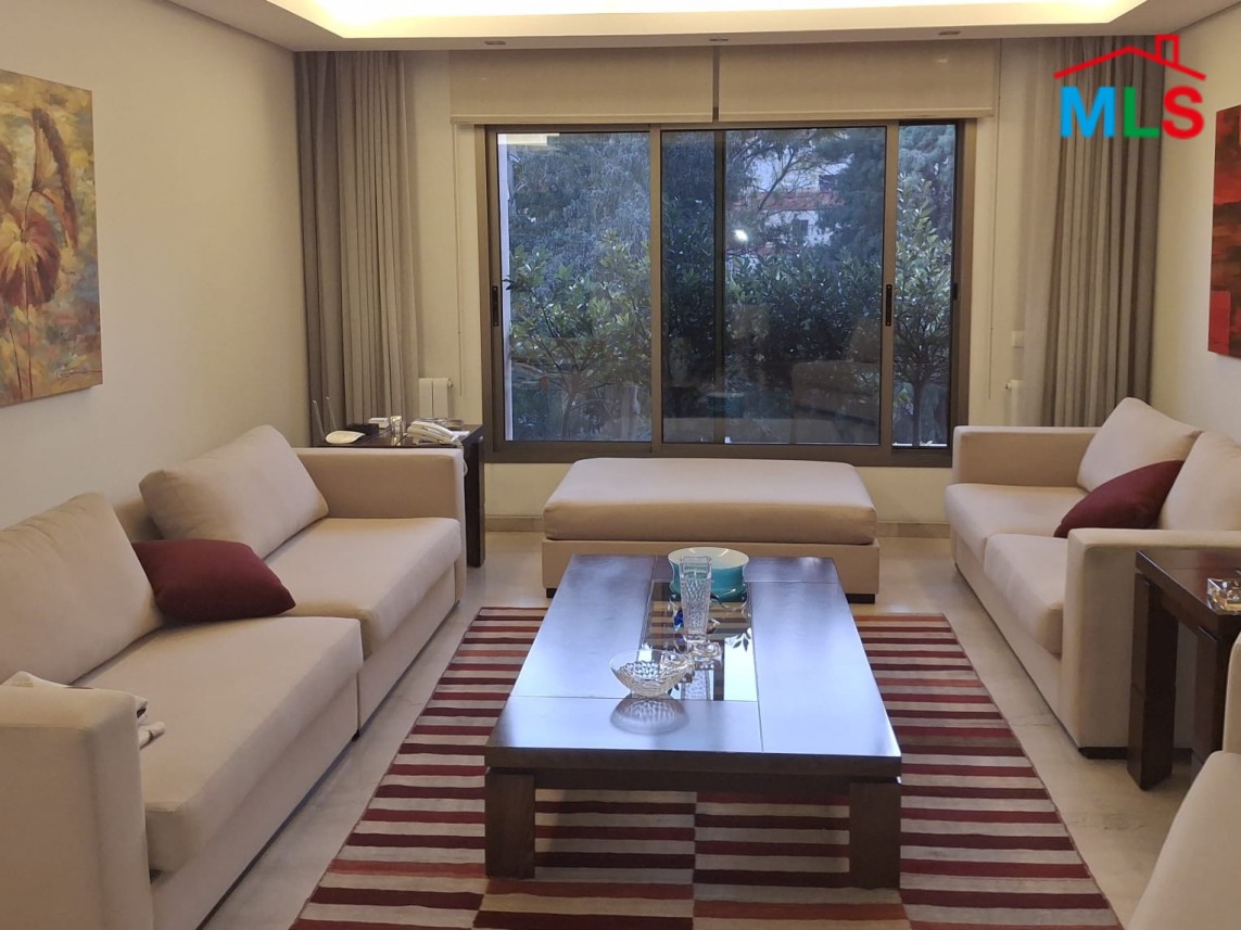 High-End Unfurnished 3-Bedroom Apartment with Garden View For Rent in Sin El Fil