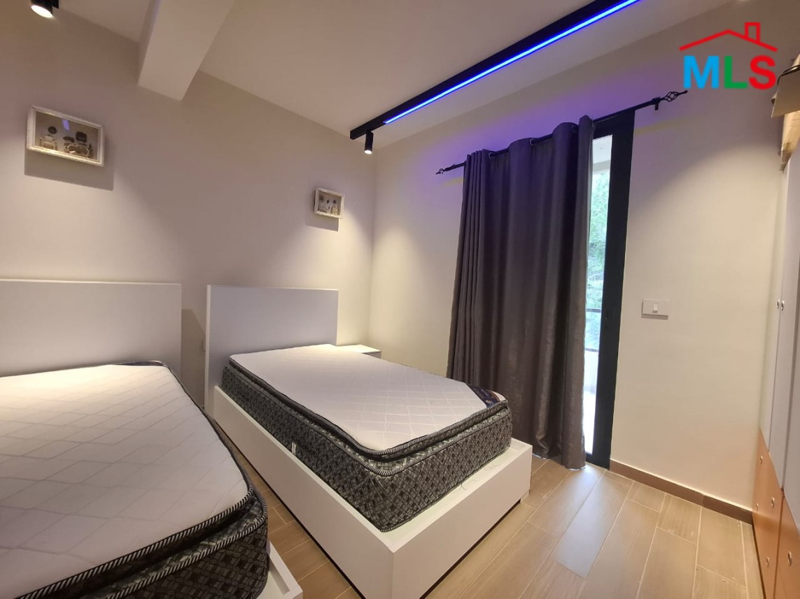 Modern & Furnished Duplex with Terrace & Sea View For Rent in Maaysra