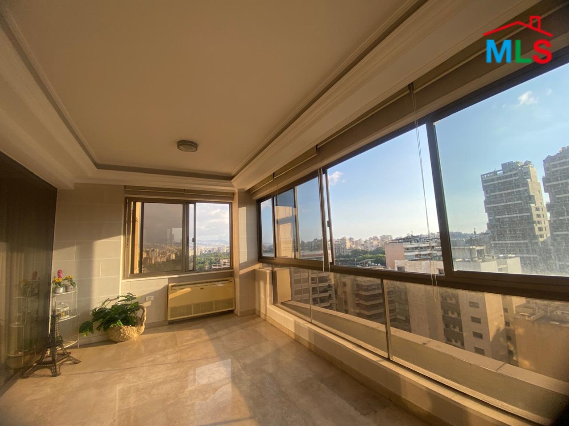 Apartment with City View For Rent in Ras El Nabeh, Beirut