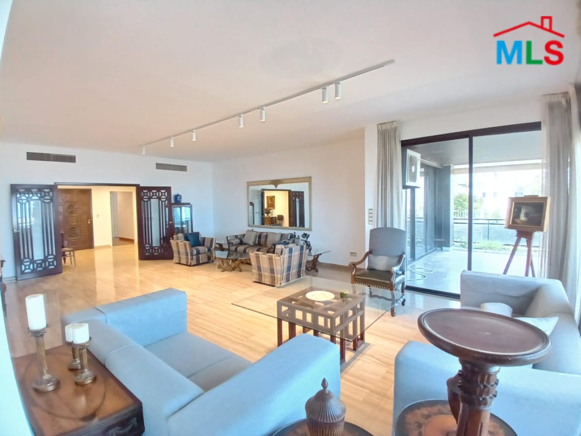 Spacious & Furnished Apartment with Nice View For Rent in Rabieh