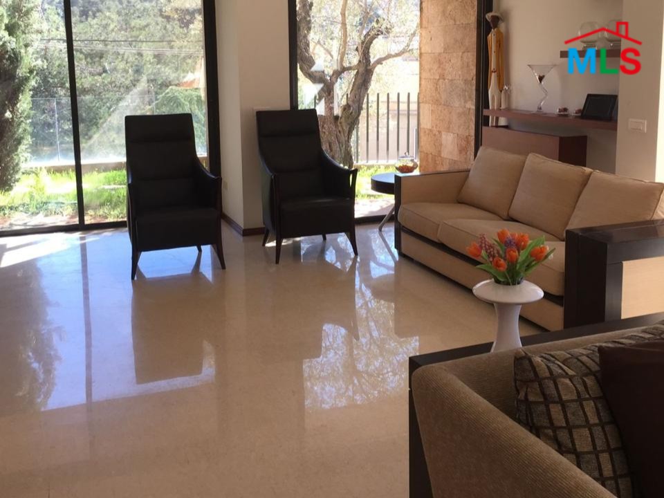 Furnished Villa With Garden & Mountain View For Rent in Shalimar, Baabdat