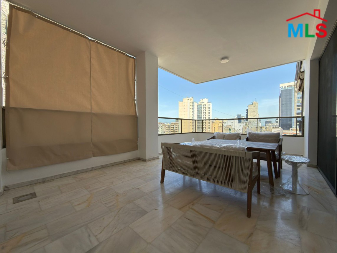 Sunny & Charming Apartment with Terrace For Rent in Achrafieh, Fassouh