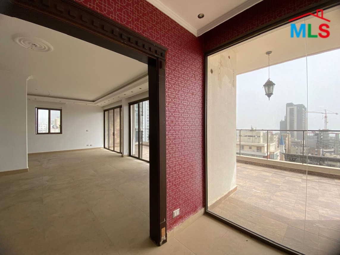 Spacious Apartment with Amazing Open City View For Rent in Koraytem, Ras Beirut