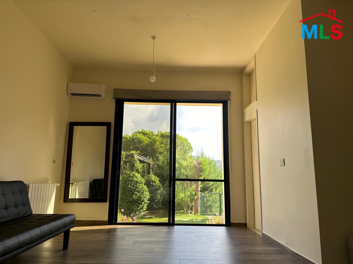 A Fully Furnished Apartment With Terrace For Rent in Baabdat