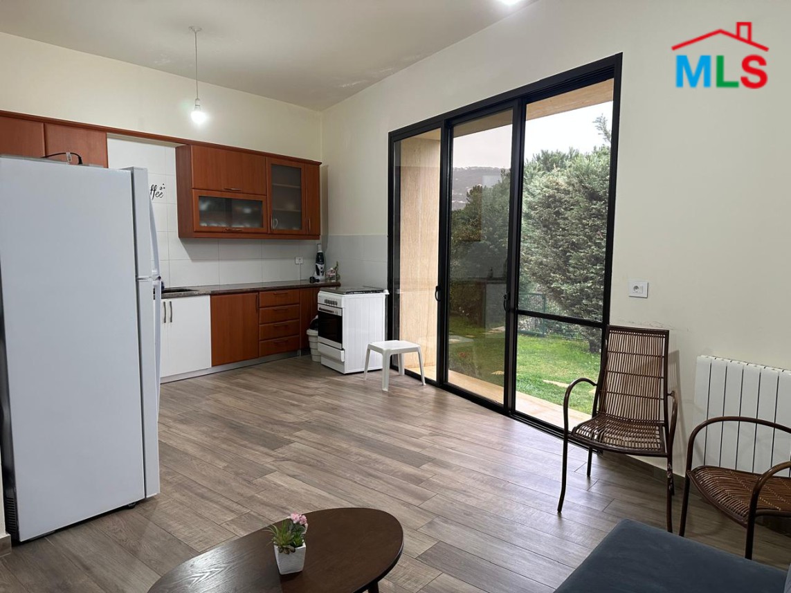 A Fully Furnished Apartment With Terrace For Rent in Baabdat