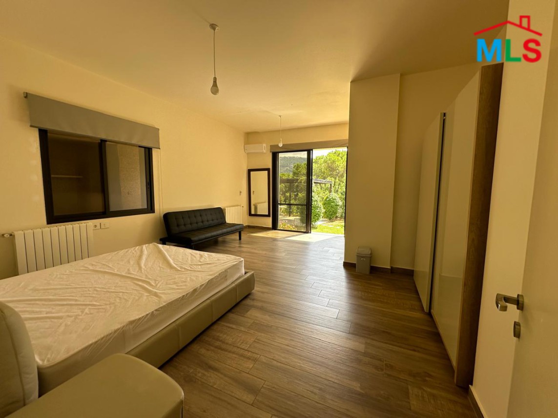 A Fully Furnished Apartment With Terrace For Rent in Baabdat