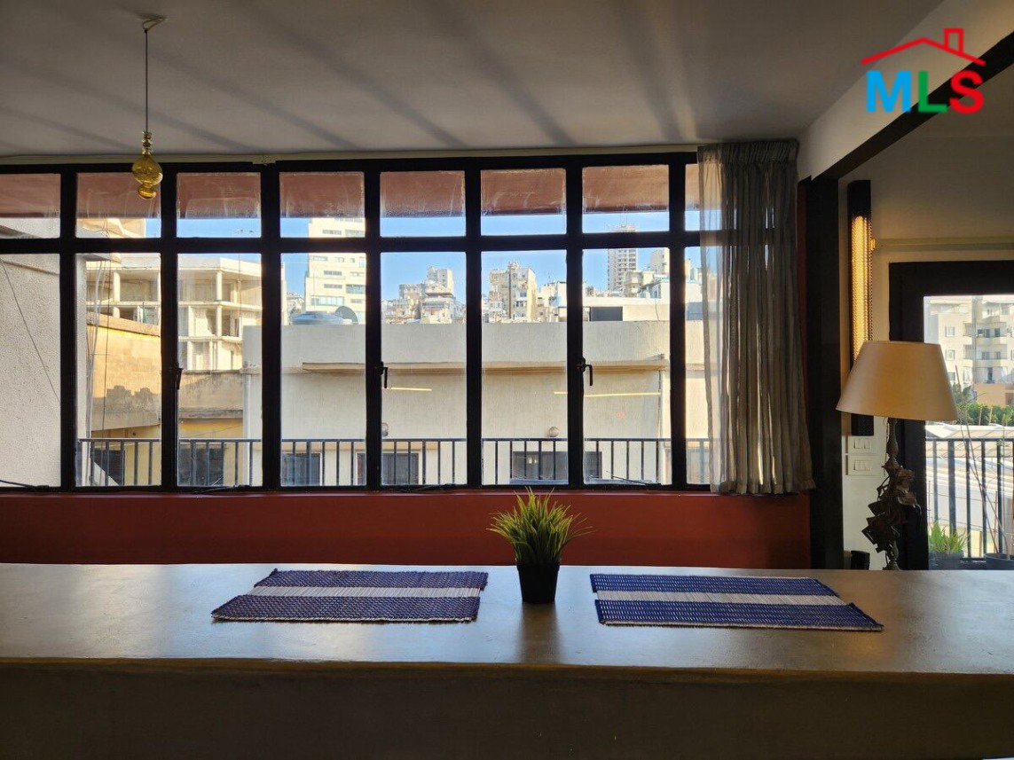 Fully Furnished Private Rooftop with Terrace & Sea View For Rent in Mar Mikhael