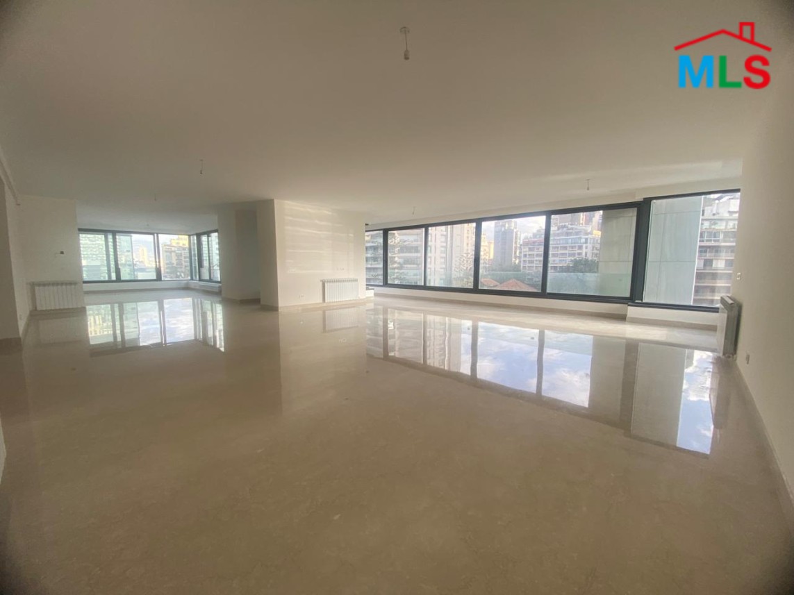 Luxury Living! Apartment with Sea & City View For Rent in Clemenceau, Ras Beirut