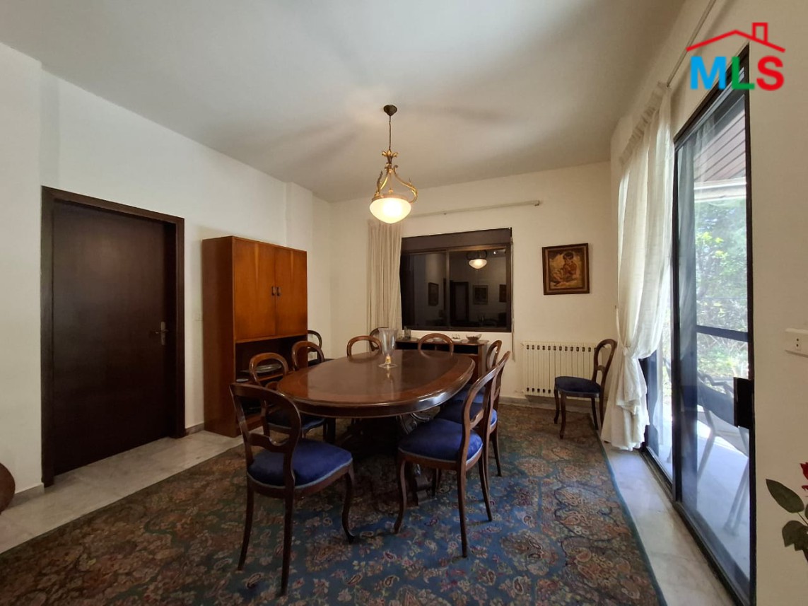 Spacious Furnished Apartment With Garden For Rent in Ballouneh