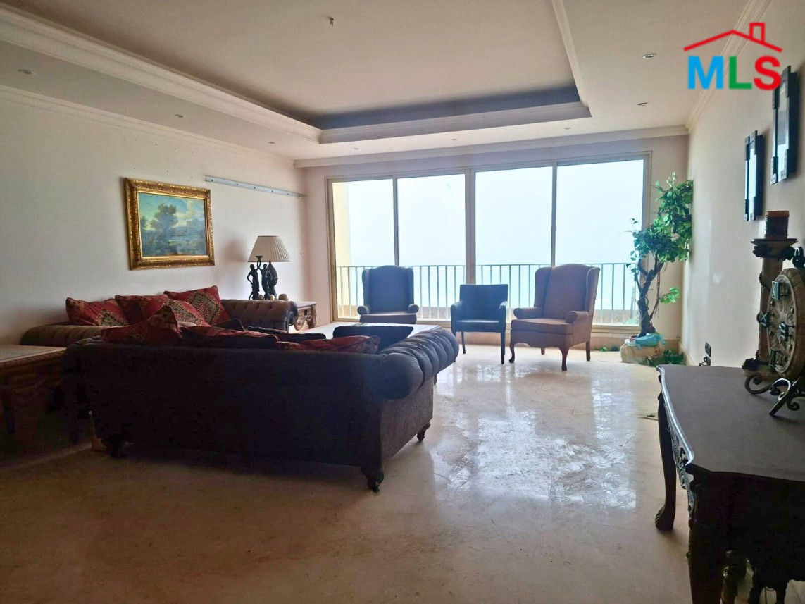 Furnished Apartment For Rent with Amazing Sea View in Ramlet El-Baydah