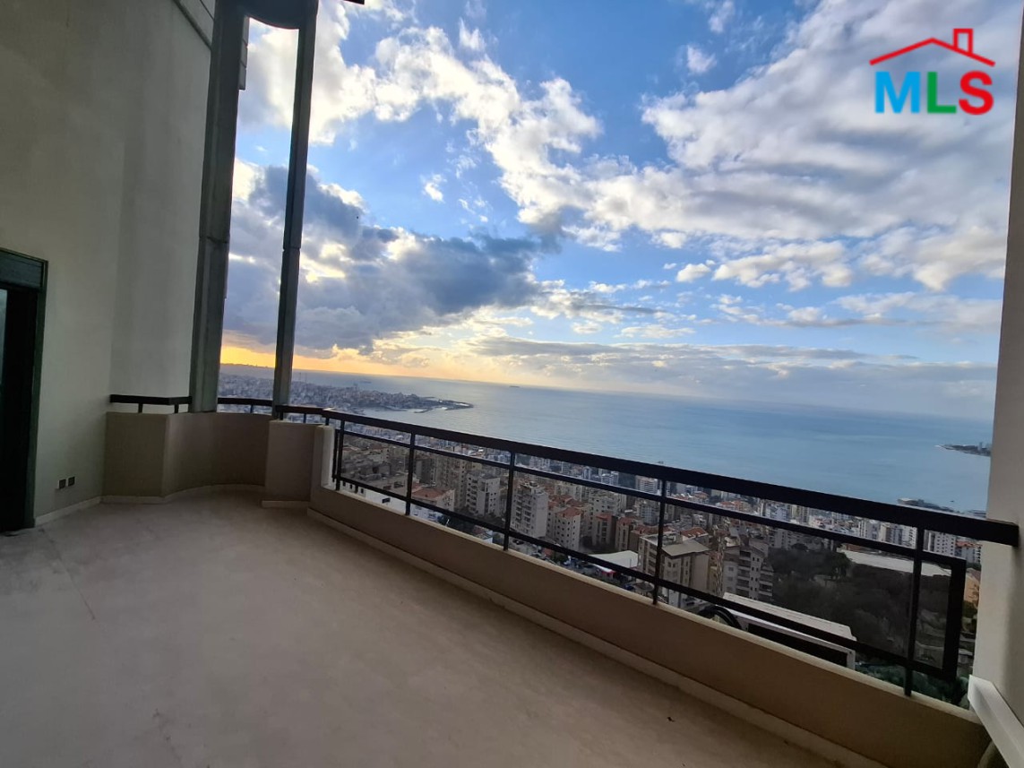 Spacious Triplex With Panoramic Sea View And Terrace For Rent in Sahel Alma