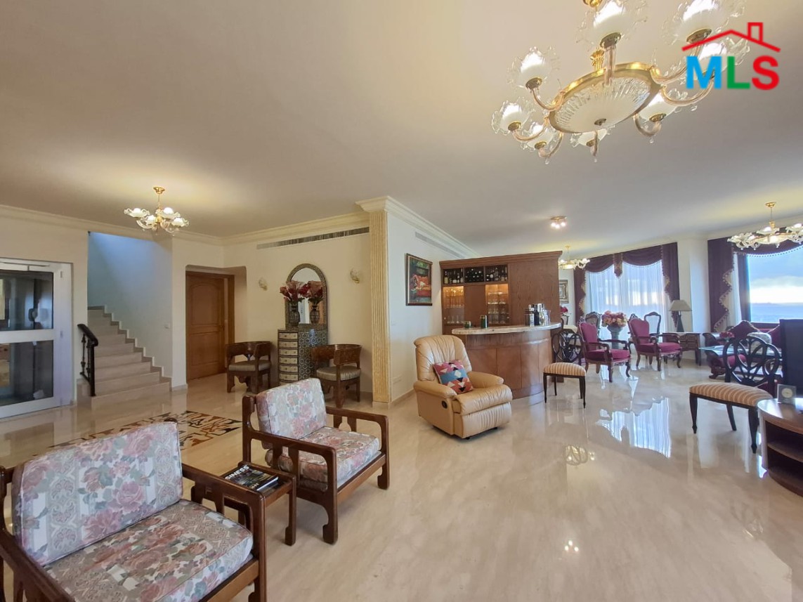 Spacious Triplex With Panoramic Sea View And Terrace For Rent in Sahel Alma