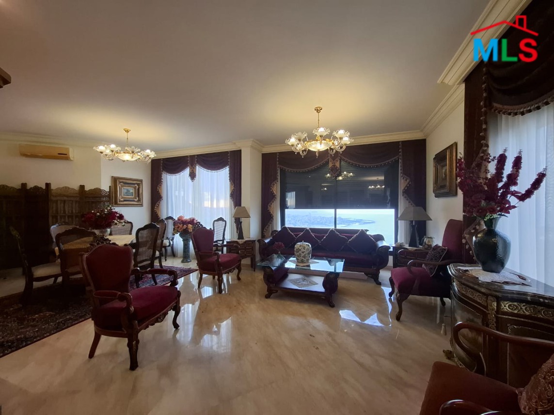 Spacious Triplex With Panoramic Sea View And Terrace For Rent in Sahel Alma