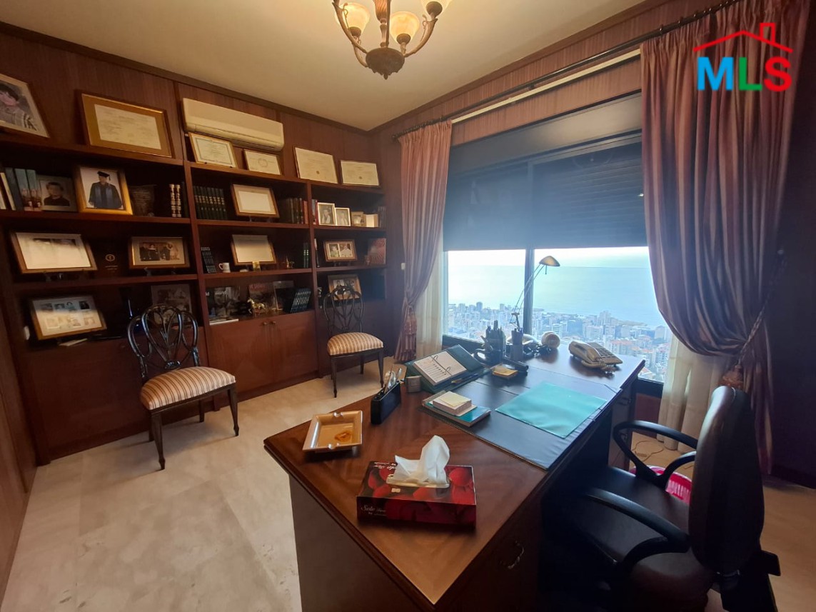 Spacious Triplex With Panoramic Sea View And Terrace For Rent in Sahel Alma