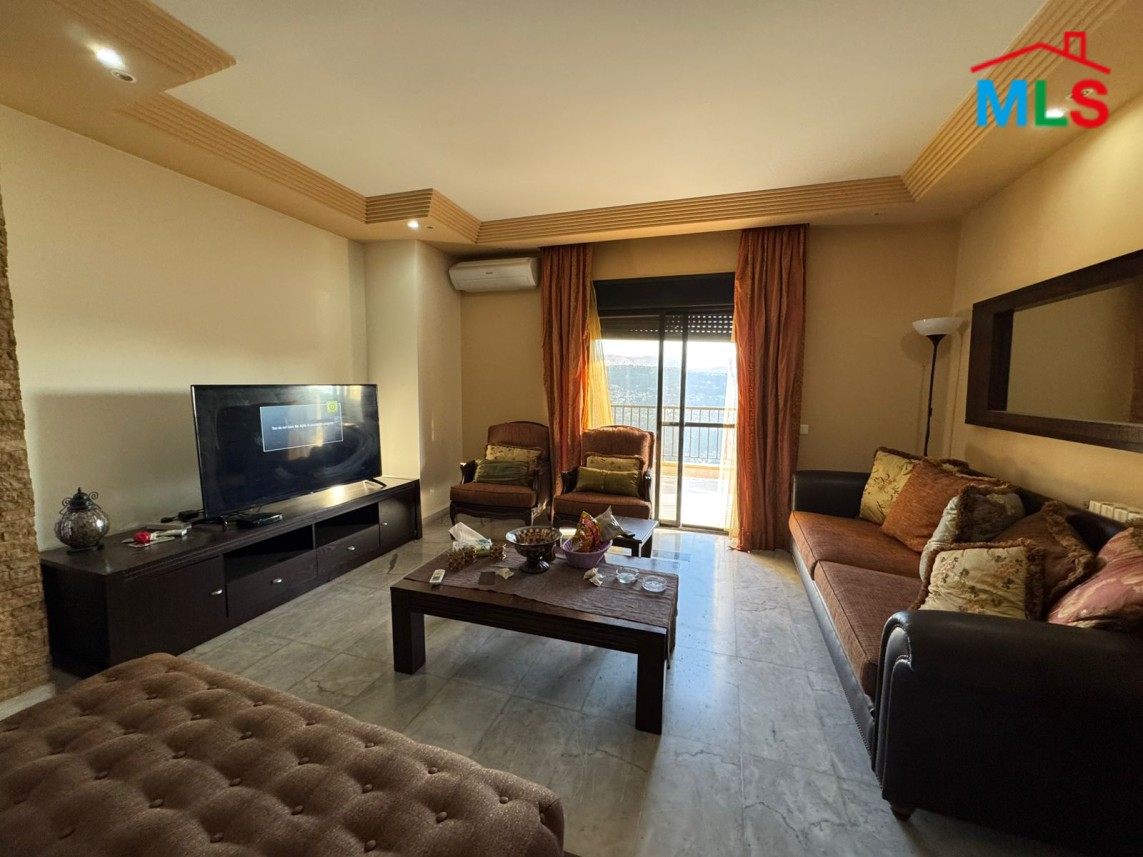 Fully Furnished And Decorated Apartment For Rent in Baabdat