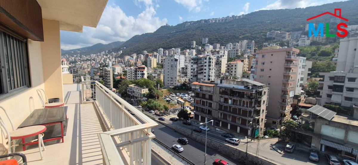 Furnished Apartment With Terrace For Rent in Jounieh