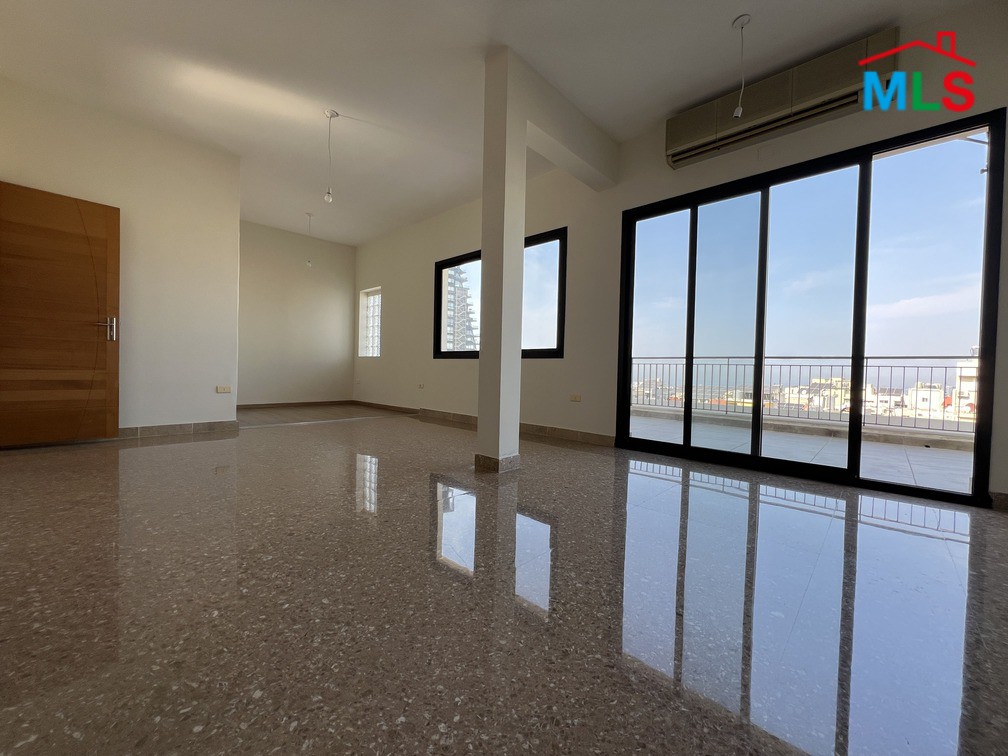 3-Bedroom Apartment With Terrace & City View For Rent in Mar Mikhael
